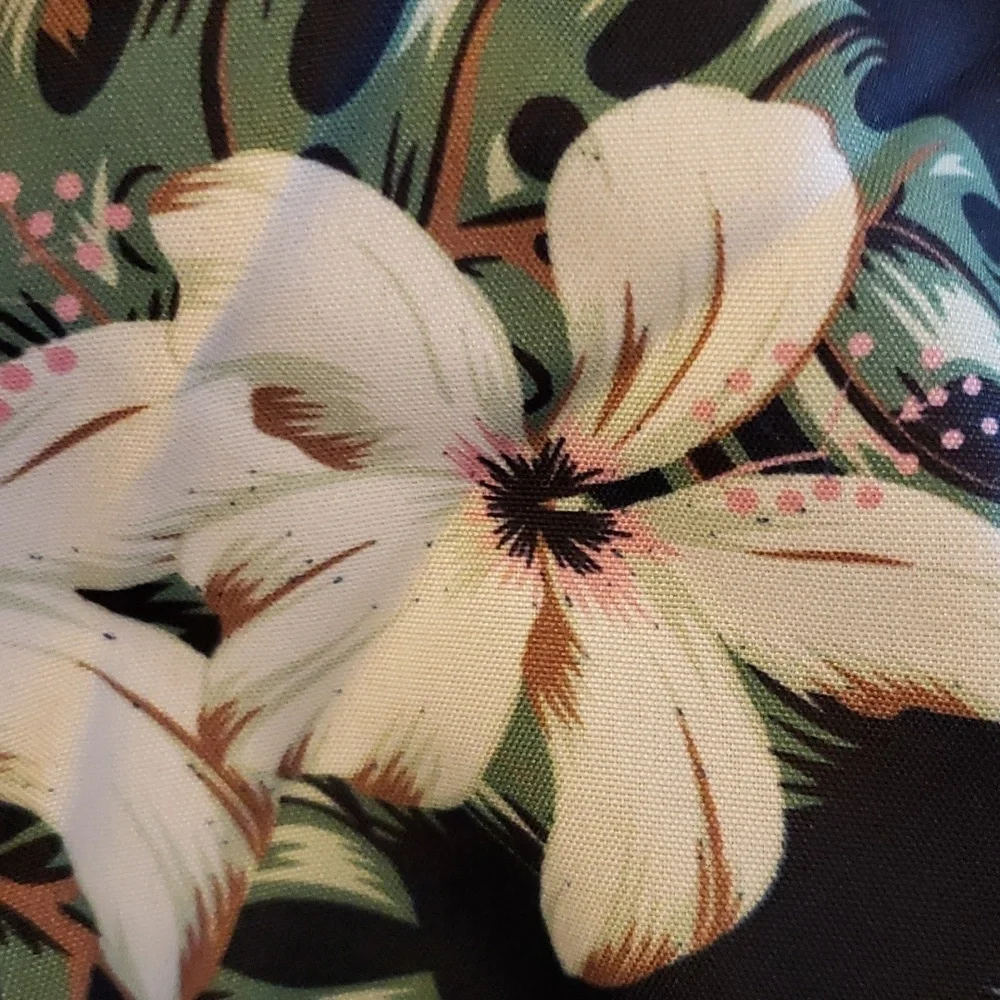 Aloha Tropical Print Dog Shirt Size Small